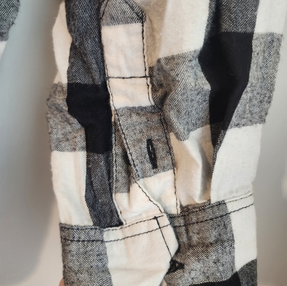 TIME AND TRU TM Women's Long Button Down Flannel Shirt Size XL (16-18) - Picture 5 of 7